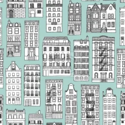 Tapeta: Kształty domów