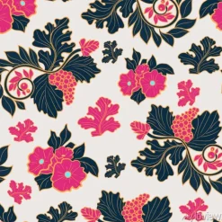 Tapeta: Kwiatowy wzór z kwiatem. tło wektor włókienniczych, drukowanie,