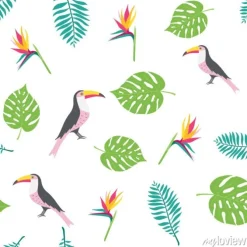 Tapeta: Kwiatowy wzór zwrotnik