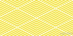 Tapeta: Lato tło wzór chevron bez szwu żółty i biały.