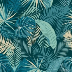 Tapeta: Liście egzotyczne tropikalnej dżungli