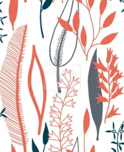 Tapeta: Liście sylwetek