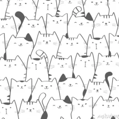 Tapeta: Śliczne białe kotki z łatkami