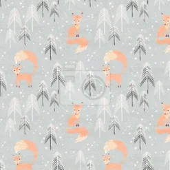 Tapeta: Lisa w zimowym lasie