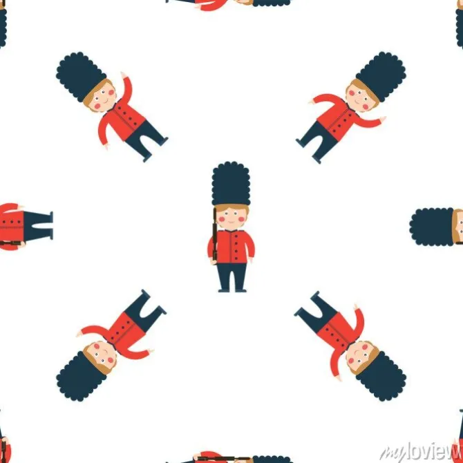 Tapeta: London wektora bez szwu deseń