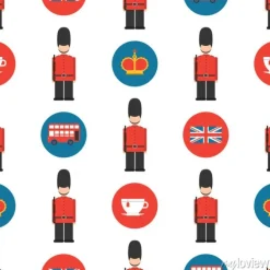 Tapeta: London wektora bez szwu deseń