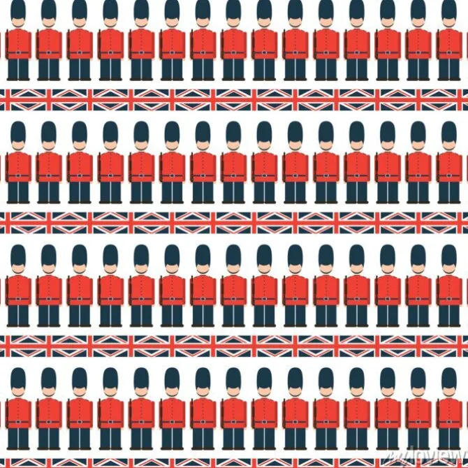 Tapeta: London wektora bez szwu deseń