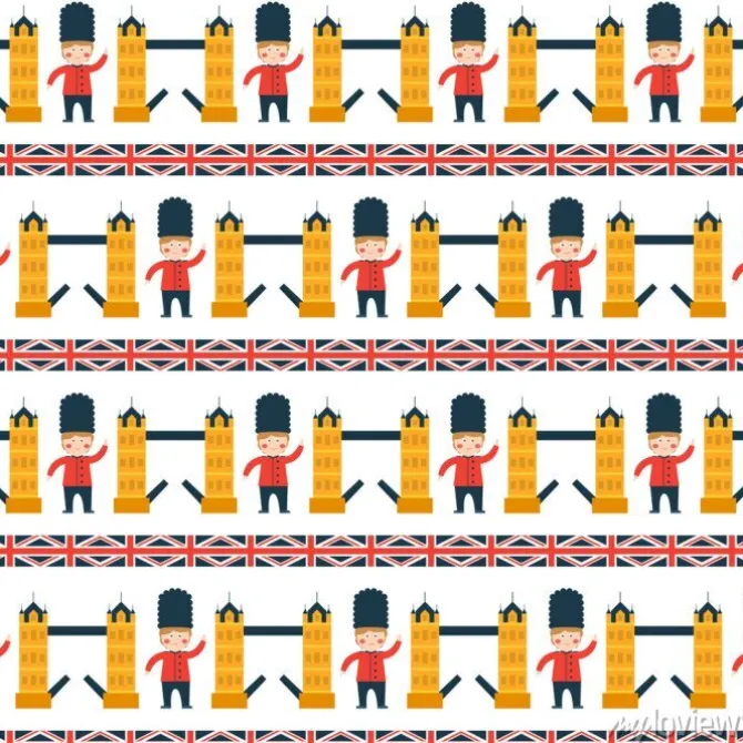 Tapeta: Londyn wektora bezszwowe tło