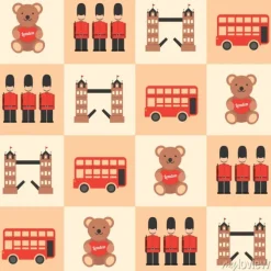 Tapeta: Londyn wektora bezszwowe tło