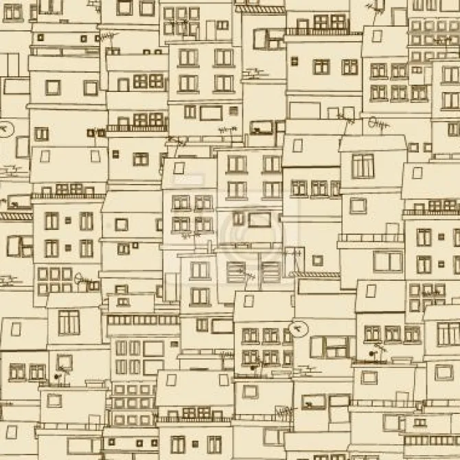 Tapeta: Mała część monochromatyczna części miasta