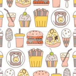 Tapeta: Menu szybkie jedzenie