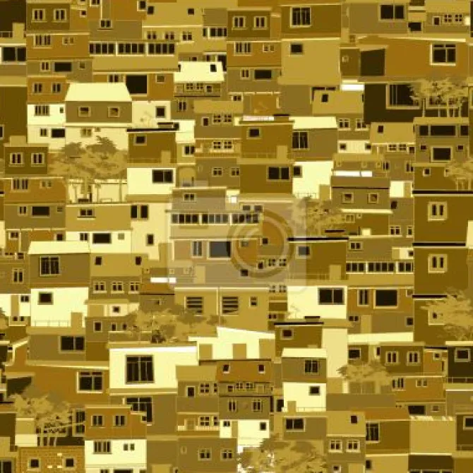 Tapeta: Miasteczko w afryce