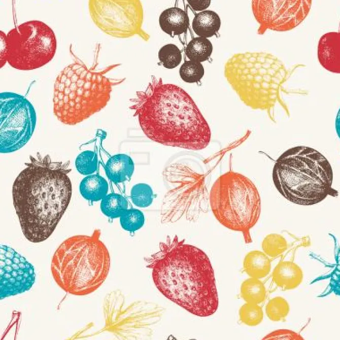 Tapeta: Mieszane jagody