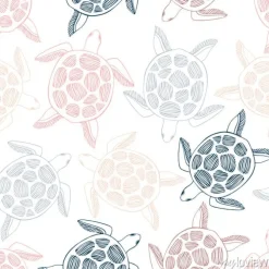 Tapeta: Minimalistyczne żółwie morskie