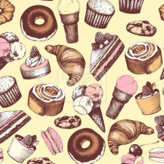 Tapeta: Mój piekarnia vintage