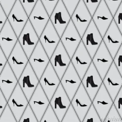 Tapeta: Modne buty w geometrycznych kształtach