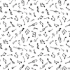 Tapeta: Monochromatyczny bez szwu deseń muzyka