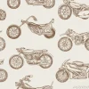Tapeta: Motocykle w odcieniach brązowego w stylu retro