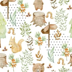 Tapeta: Motywy leśne dla dzieci