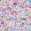 Tapeta: Muzyka bez szwu deseń doodles projektowanie