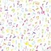 Tapeta: Muzyka bez szwu wzór