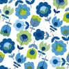 Tapeta: Naive folk style spring flowers seamless pattern