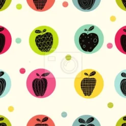 Tapeta: Naklejki jabłko