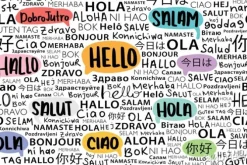 Tapeta: Napisy w różnych językach