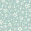 Tapeta: Nautical seamless pattern with ship wheels and anchors