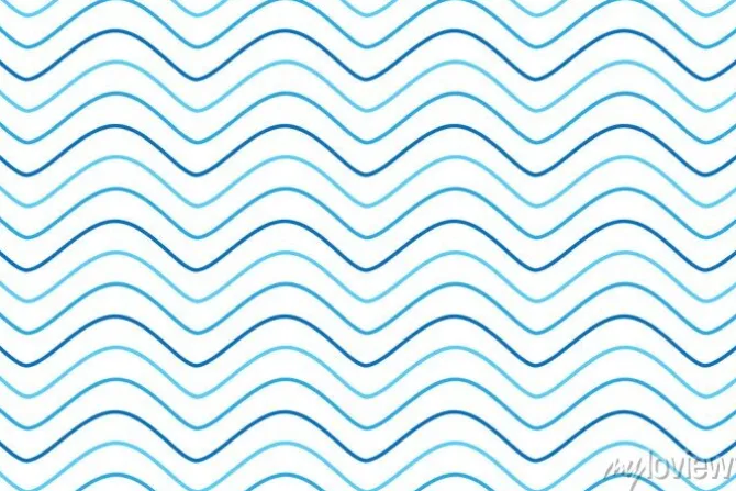 Tapeta: Niebieski wzór fali
