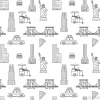 Tapeta: Nowy jork bez szwu wektora deseniu