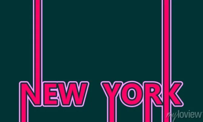 Tapeta: Obraz względem tematu podróży w usa. nowy jork nazwa miasta w