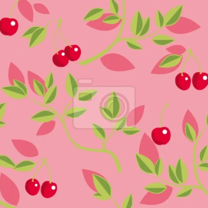 Tapeta: Oddziały różowe wiśniowe