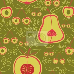 Tapeta: Ogród zielonych owoców