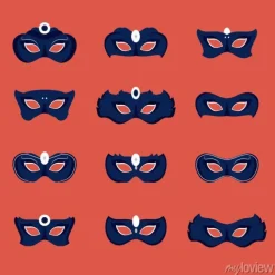 Tapeta: Ostatki maskują ikona ikony wektorowego ilustracyjnego graficznego