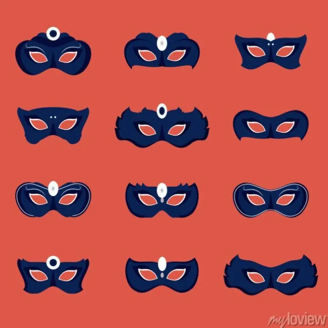 Tapeta: Ostatki maskują ikona ikony wektorowego ilustracyjnego graficznego