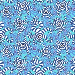 Tapeta: Pasiaste niebieskie formy