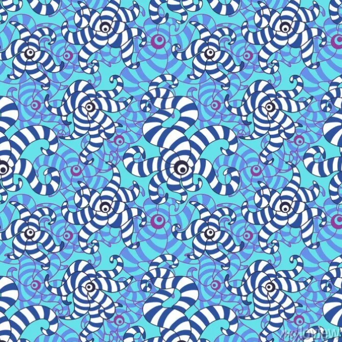 Tapeta: Pasiaste niebieskie formy