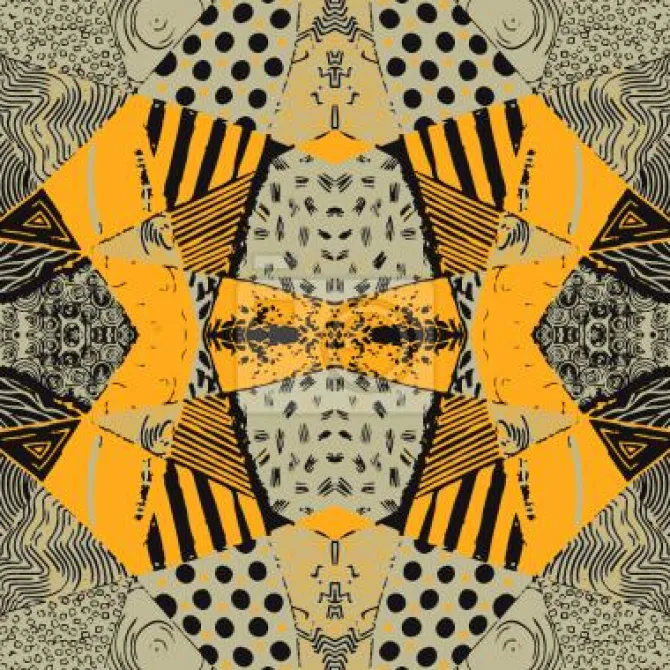 Tapeta: Patchwork safari