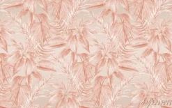 Tapeta: Pattern with pink plants, pastel tone, wallpaper design, mural