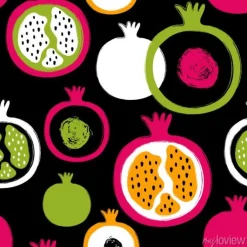 Tapeta: Pędzel grunge granat bez szwu deseń.