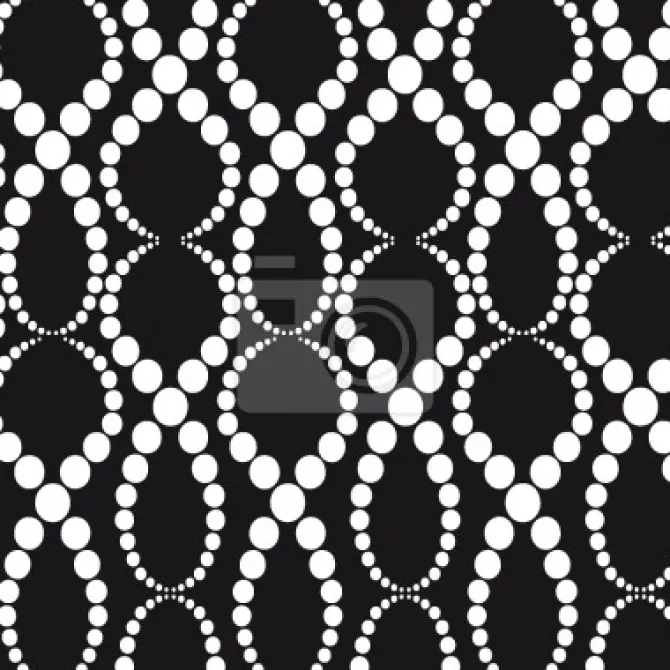 Tapeta: Perły czarno-białe