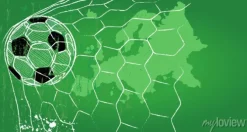 Tapeta: Piłka nożna / piłka szablon projektu, mapa europy, wolnego miejsca