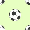 Tapeta: Piłka nożna soccerball wzór, ręcznie rysowane styl wektor doodle