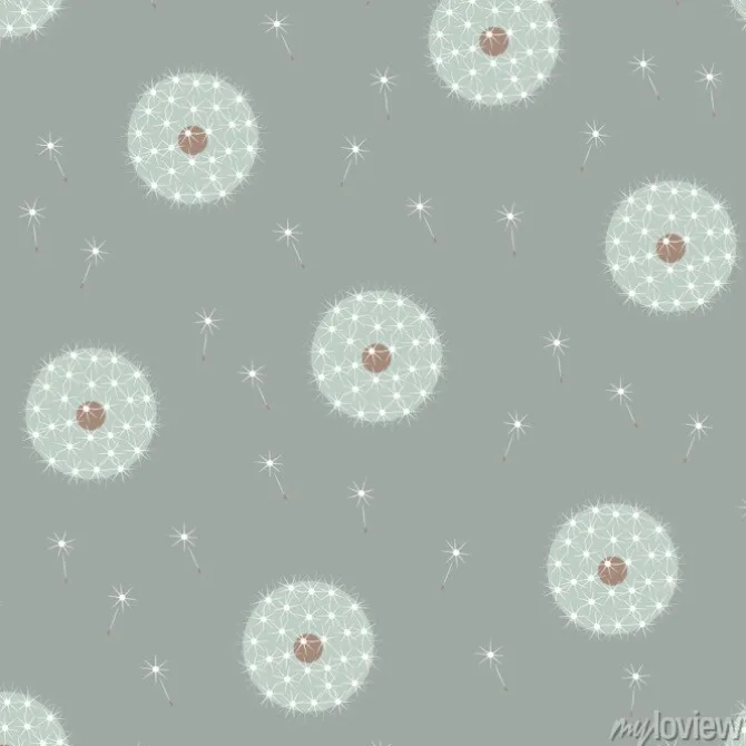 Tapeta: Piękne delikatne białe dmuchanie bezszwowe wzór