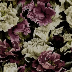 Tapeta: Piwonie na wzorze glamour