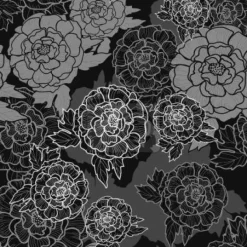 Tapeta: Piwonie w ogrodzie nocnym