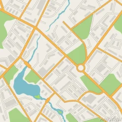 Tapeta: Plan miasta streszczenie bezszwowe tło wektor wzór.