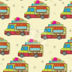 Tapeta: Podróż ciężarówki zrobić lodów