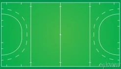 Tapeta: Pole hokej z widoku z góry.